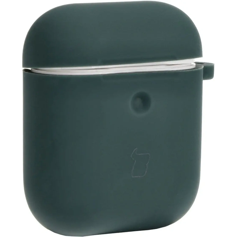 Hurtownia GSM - Etui Bizon Case na sluchátka silikonové pro AirPods 1/2 tmavě zelené - BIZ4161 - {ean13} - Hurt