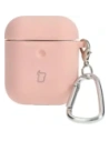 Bizon Case Headphone Silicone AirPods 1/2 light pink