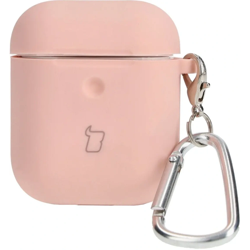 Hurtownia GSM - Căști Bizon Case din silicon pentru AirPods 1/2 roz deschis - BIZ4162 - {ean13} - Hurt