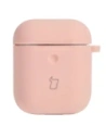 Hurtownia GSM - Căști Bizon Case din silicon pentru AirPods 1/2 roz deschis - BIZ4162 - {ean13} - Hurt