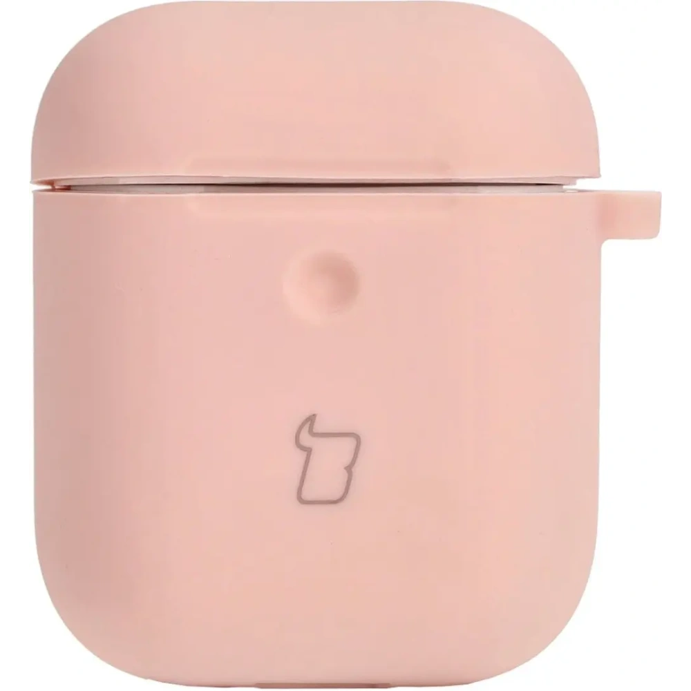 Hurtownia GSM - Căști Bizon Case din silicon pentru AirPods 1/2 roz deschis - BIZ4162 - {ean13} - Hurt