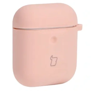 Hurtownia GSM - Etui Bizon Case na sluchátka silikonové pro AirPods 1/2 světle růžové - BIZ4162 - {ean13} - Hurt