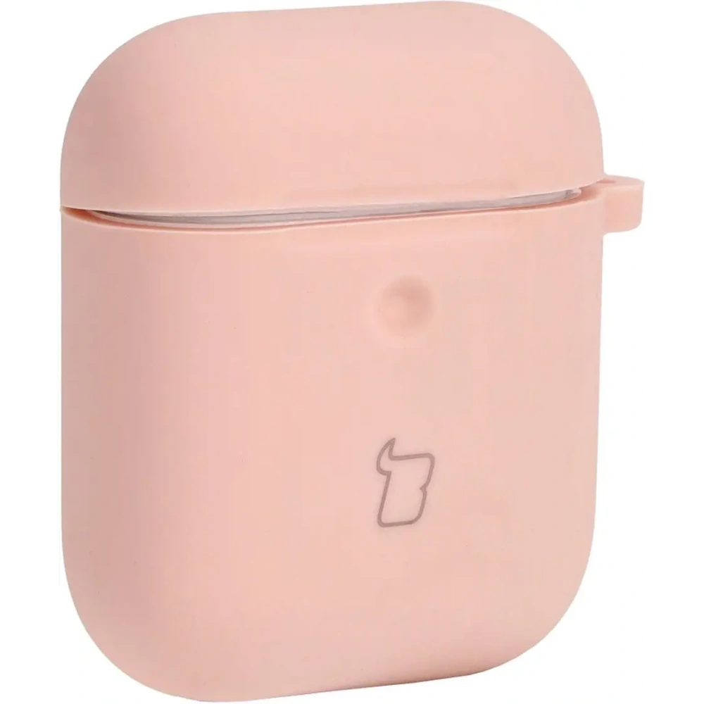 Hurtownia GSM - Căști Bizon Case din silicon pentru AirPods 1/2 roz deschis - BIZ4162 - {ean13} - Hurt