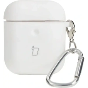 Hurtownia GSM - Etui Bizon Case sluchátka silikonové pro AirPods 1/2 bílé - BIZ4163 - {ean13} - Hurt
