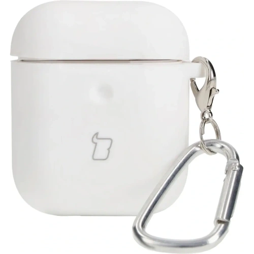 Etui Bizon Case Headphone Silicone do AirPods 1/2 białe