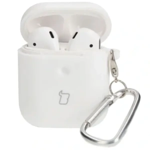 Hurtownia GSM - Etui Bizon Case sluchátka silikonové pro AirPods 1/2 bílé - BIZ4163 - {ean13} - Hurt