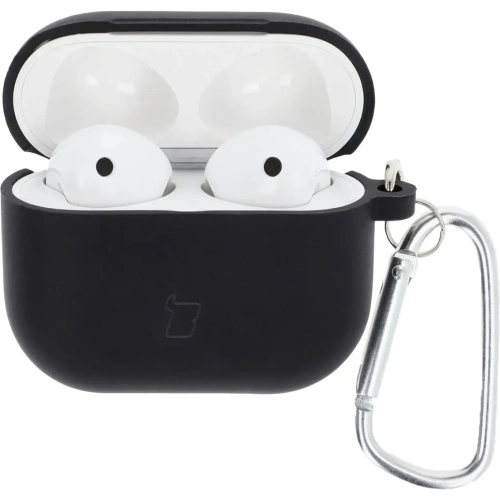 Etui Bizon Case Headphone Silicone do AirPods 3 czarne