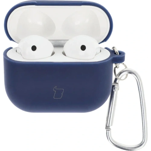 Etui Bizon Case Headphone Silicone do AirPods 3 granatowe