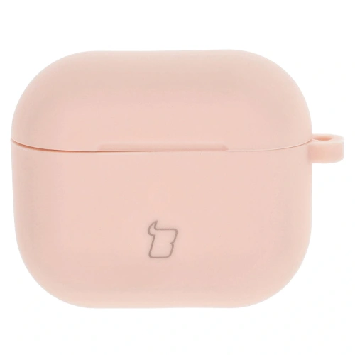 Etui Bizon Case Headphone Silicone do AirPods 3 jasnoróżowe