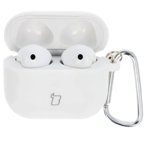 Etui Bizon Case Headphone Silicone do AirPods 3 białe