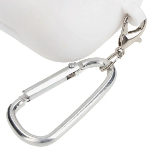 Etui Bizon Case Headphone Silicone do AirPods 3 białe