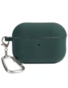 Căști Bizon Case pentru AirPods Pro 2, din silicon, verde închis