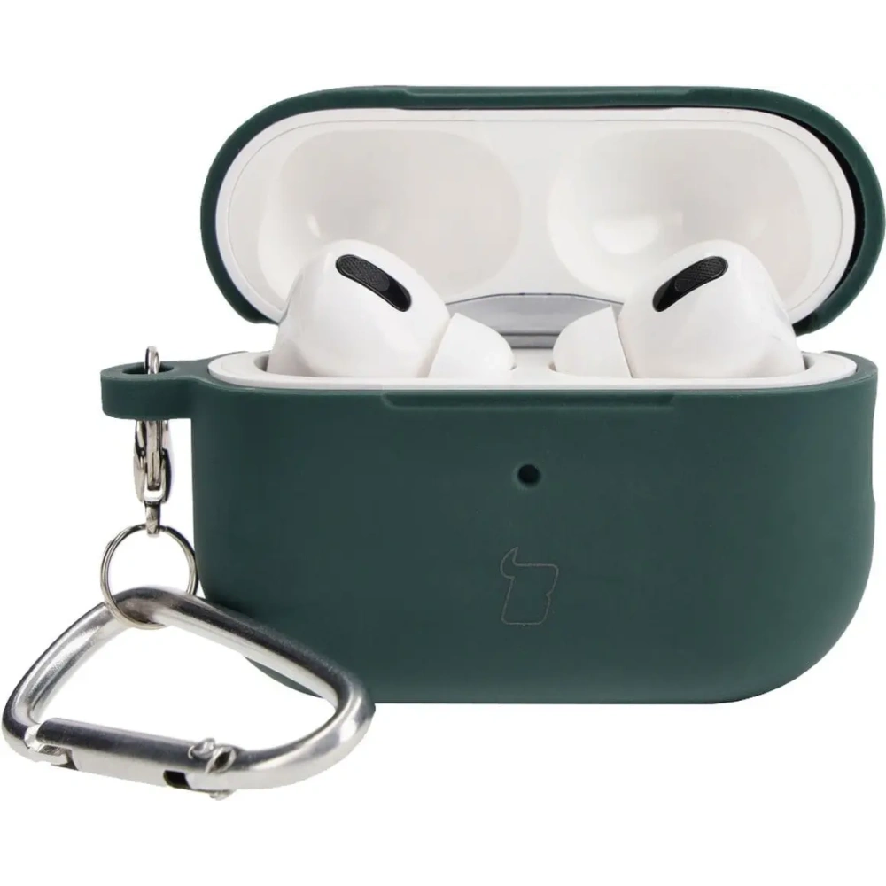 Hurtownia GSM - Etui Bizon Case sluchátka silikonové pro AirPods Pro 2 tmavě zelené - BIZ4170 - {ean13} - Hurt