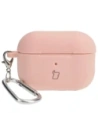 Etui Bizon Case na sluchátka silikonové pro AirPods Pro 2 světle růžové