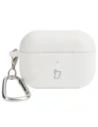 Etui Bizon Case sluchátka silikonové pro AirPods Pro 2 bílé