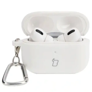 Hurtownia GSM - Bizon Case Fejhallgató Szilikon AirPods Pro 2 fehér - BIZ4173 - {ean13} - Hurt