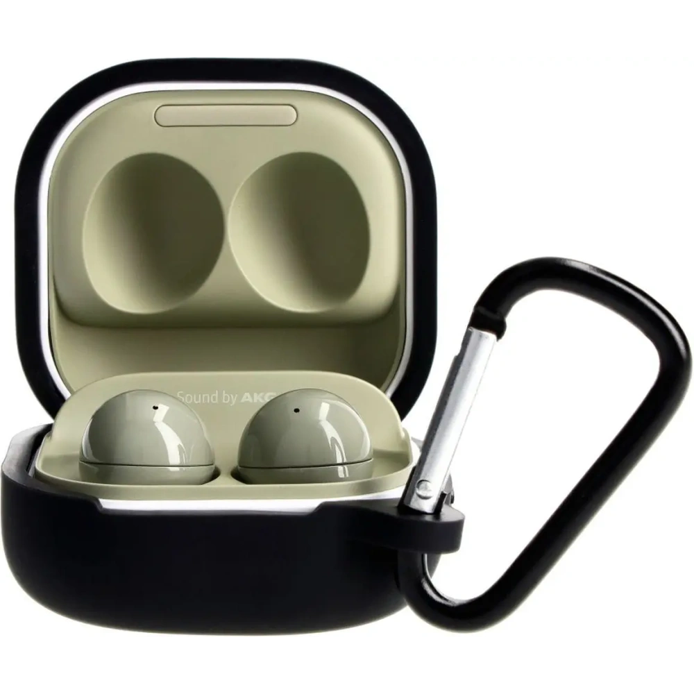 Hurtownia GSM - Etui Bizon Case Headphone Silicone do Samsung Galaxy Buds Live / Pro / Buds2 / Buds2 Pro / Buds FE czarne - BIZ4174 - {ean13} - Hurt