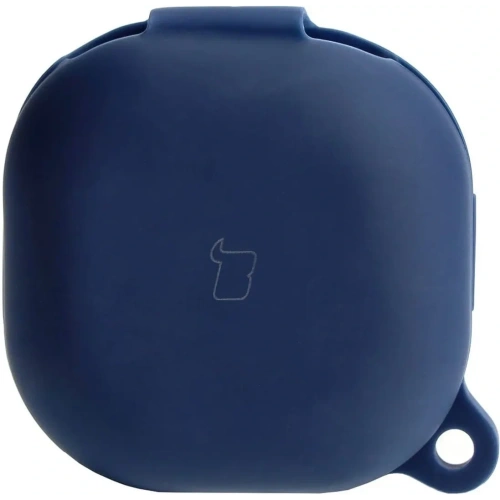 Etui Bizon Case Headphone Silicone do Samsung Galaxy Buds Live / Pro / Buds2 / Buds2 Pro / Buds FE granatowe