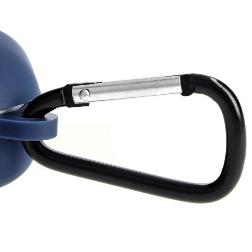 Etui Bizon Case Headphone Silicone do Samsung Galaxy Buds Live / Pro / Buds2 / Buds2 Pro / Buds FE granatowe