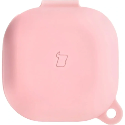 Etui Bizon Case Headphone Silicone do Samsung Galaxy Buds Live / Pro / Buds2 / Buds2 Pro / Buds FE różowe