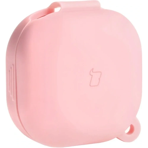 Etui Bizon Case Headphone Silicone do Samsung Galaxy Buds Live / Pro / Buds2 / Buds2 Pro / Buds FE różowe