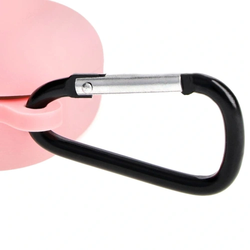 Etui Bizon Case Headphone Silicone do Samsung Galaxy Buds Live / Pro / Buds2 / Buds2 Pro / Buds FE różowe