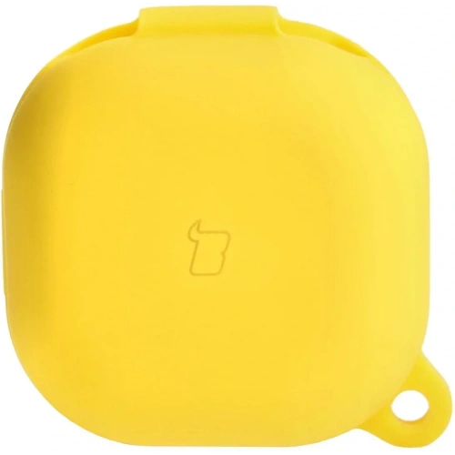 Etui Bizon Case Headphone Silicone do Samsung Galaxy Buds Live / Pro / Buds2 / Buds2 Pro / Buds FE żółte