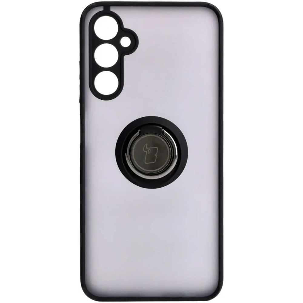 Hurtownia GSM - Caz hibrid Bizon Ring Samsung Galaxy A05s fumuriu cu un cadru negru - BIZ4182 - {ean13} - Hurt