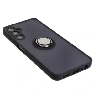 Hurtownia GSM - Etui s úchopem na prst Bizon Case Hybrid Ring pro Samsung Galaxy A05s kouřové s černým rámečkem - BIZ4182 - {ean13} - Hurt