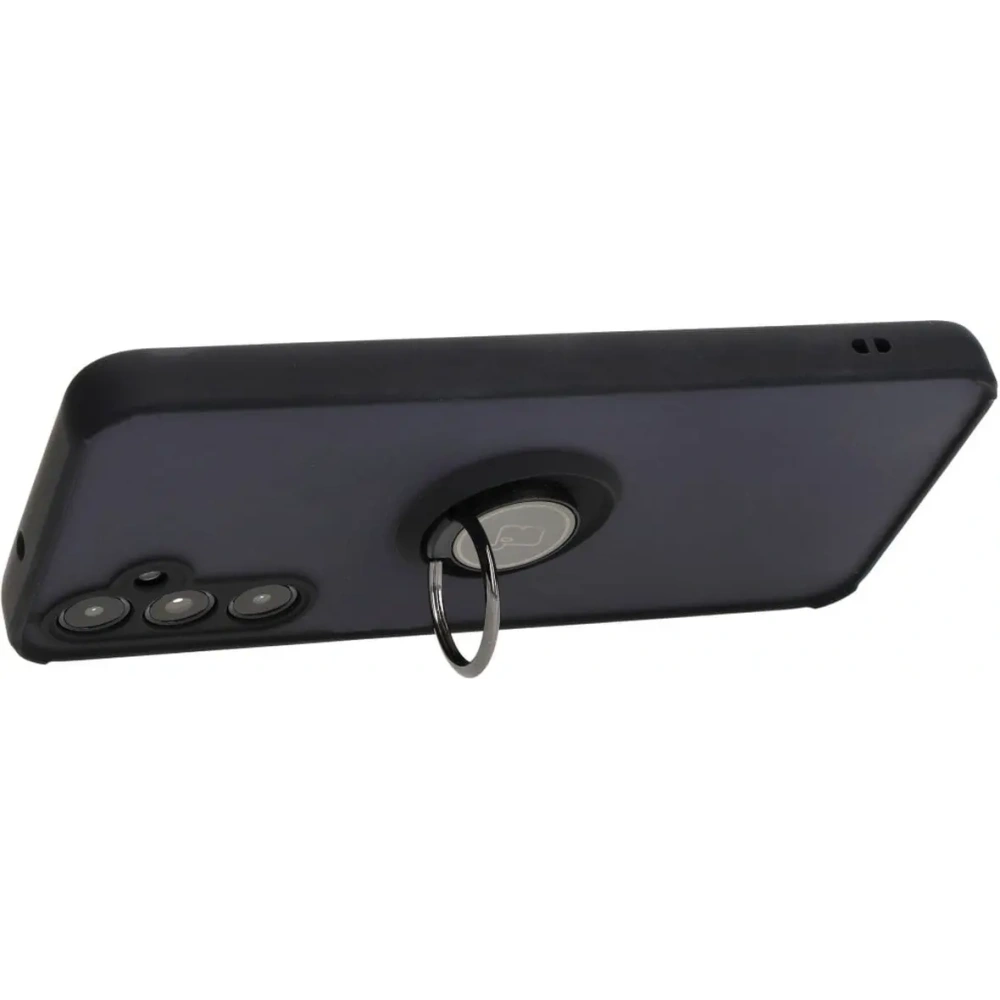 Hurtownia GSM - Caz hibrid Bizon Ring Samsung Galaxy A05s fumuriu cu un cadru negru - BIZ4182 - {ean13} - Hurt