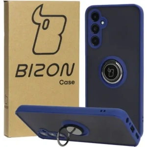 Hurtownia GSM - Etui s úchopem na prst Bizon Case Hybrid Ring pro Samsung Galaxy A05s kouřové s modrým rámem - BIZ4183 - {ean13} - Hurt