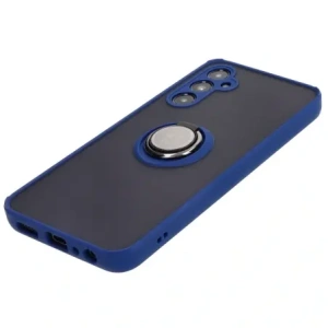 Hurtownia GSM - Etui s úchopem na prst Bizon Case Hybrid Ring pro Samsung Galaxy A05s kouřové s modrým rámem - BIZ4183 - {ean13} - Hurt