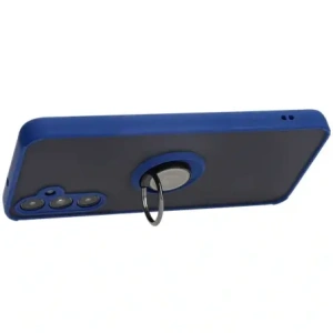 Hurtownia GSM - Etui s úchopem na prst Bizon Case Hybrid Ring pro Samsung Galaxy A05s kouřové s modrým rámem - BIZ4183 - {ean13} - Hurt