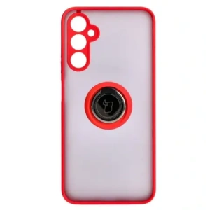Hurtownia GSM - Etui s úchopem na prst Bizon Case Hybrid Ring pro Samsung Galaxy A05s kouřové s červeným rámem - BIZ4185 - {ean13} - Hurt