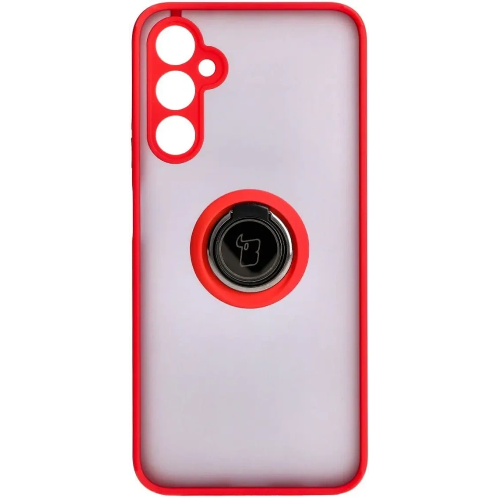 Hurtownia GSM - Bizon Case Hybrid Ring Samsung Galaxy A05s rauchig mit einem roten Rahmen - BIZ4185 - {ean13} - Hurt