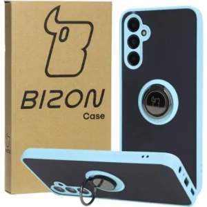 Hurtownia GSM - Etui z uchwytem na palec Bizon Case Hybrid Ring do Samsung Galaxy A05s kouřové s jasně modrým rámem - BIZ4186 - {ean13} - Hurt