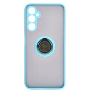 Hurtownia GSM - Etui z uchwytem na palec Bizon Case Hybrid Ring do Samsung Galaxy A05s kouřové s jasně modrým rámem - BIZ4186 - {ean13} - Hurt