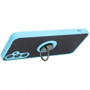 Hurtownia GSM - Etui z uchwytem na palec Bizon Case Hybrid Ring do Samsung Galaxy A05s kouřové s jasně modrým rámem - BIZ4186 - {ean13} - Hurt