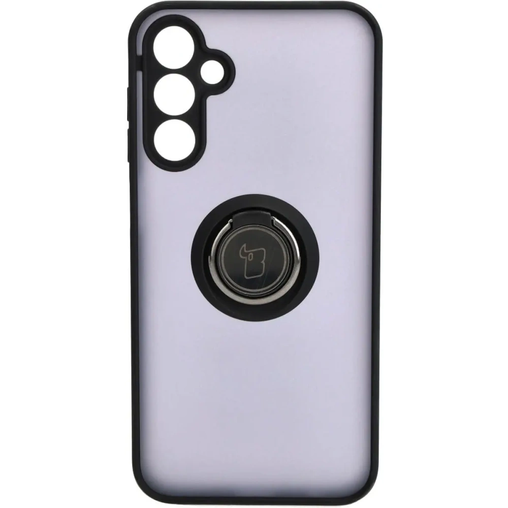 Hurtownia GSM - Bizon Case Hybrid Ring Samsung Galaxy A15 5G/4G fumuriu cu un cadru negru - BIZ4188 - {ean13} - Hurt