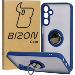 Wholesale Bizon Case Hybrid Ring Samsung Galaxy A15 5G/4G smoky with a navy blue frame - BIZ4189 - {ean13} - Hurt