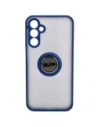 Hurtownia GSM - Etui z uchwytem na palec Bizon Case Hybrid Ring do Samsung Galaxy A15 5G/4G przydymione z granatową ramką - BIZ4189 - {ean13} - Hurt
