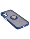 Hurtownia GSM - Etui z uchwytem na palec Bizon Case Hybrid Ring do Samsung Galaxy A15 5G/4G przydymione z granatową ramką - BIZ4189 - {ean13} - Hurt