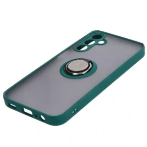 Hurtownia GSM - Bizon Case Hybrid Ring Samsung Galaxy A15 5G/4G füstös sötétzöld kerettel - BIZ4190 - {ean13} - Hurt