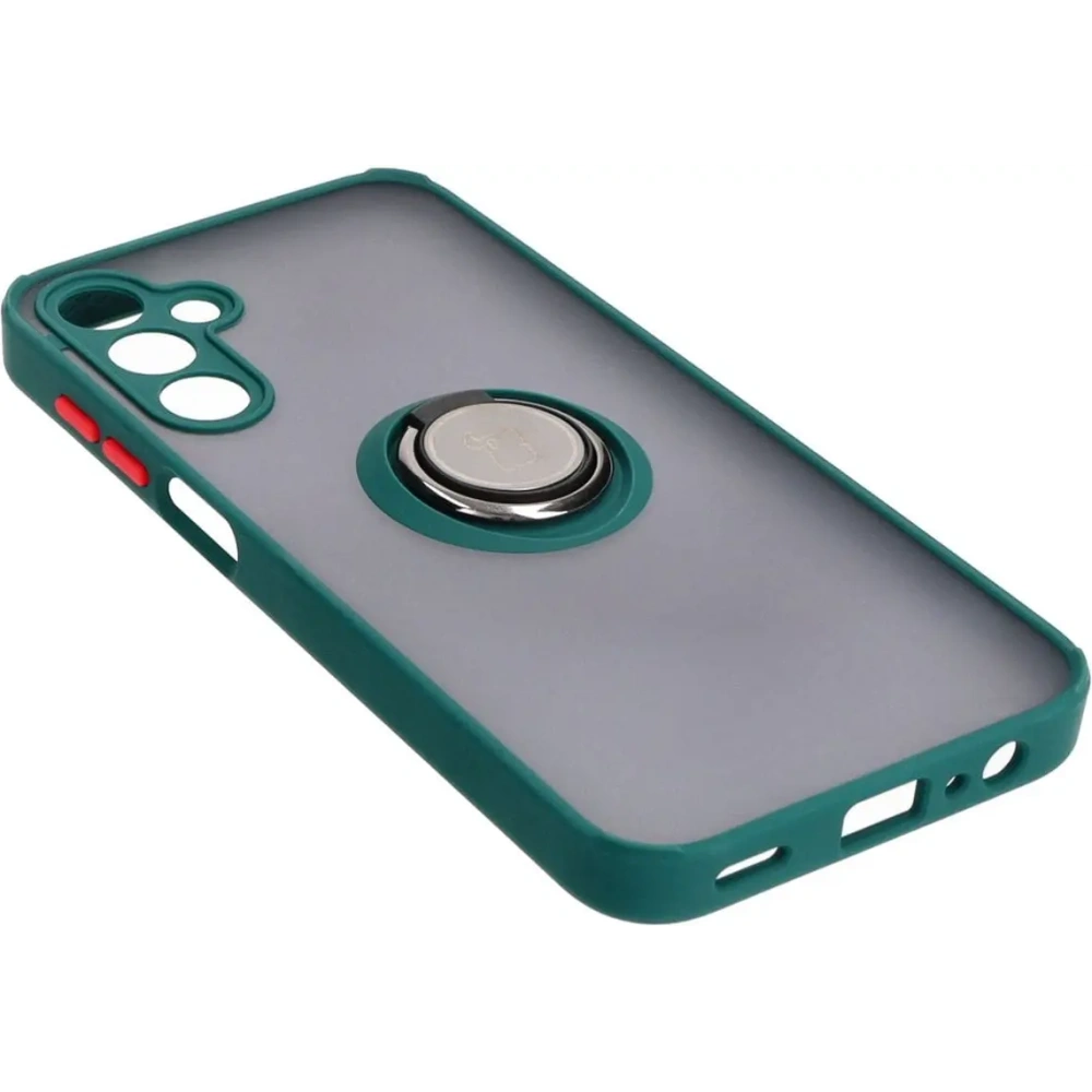 Hurtownia GSM - Bizon Case Hybrid Ring Samsung Galaxy A15 5G/4G füstös sötétzöld kerettel - BIZ4190 - {ean13} - Hurt