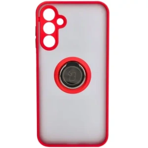 Wholesale Bizon Case Hybrid Ring Samsung Galaxy A15 5G/4G smoky with a red frame - BIZ4191 - {ean13} - Hurt