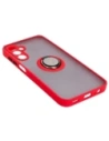 Hurtownia GSM - Etui z uchwytem na palec Bizon Case Hybrid Ring do Samsung Galaxy A15 5G/4G przydymione z czerwoną ramką - BIZ4191 - {ean13} - Hurt