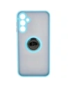 Hurtownia GSM - Bizon Case Hybrid Ring Samsung Galaxy A15 5G/4G fumuriu cu un cadru bleu deschis - BIZ4192 - {ean13} - Hurt