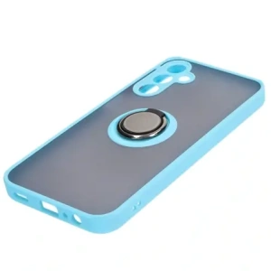 Hurtownia GSM - Bizon Case Hybrid Ring Samsung Galaxy A15 5G/4G füstös, világoskék kerettel - BIZ4192 - {ean13} - Hurt