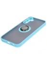 Hurtownia GSM - Bizon Case Hybrid Ring Samsung Galaxy A15 5G/4G fumuriu cu un cadru bleu deschis - BIZ4192 - {ean13} - Hurt