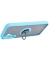 Hurtownia GSM - Bizon Case Hybrid Ring Samsung Galaxy A15 5G/4G fumuriu cu un cadru bleu deschis - BIZ4192 - {ean13} - Hurt